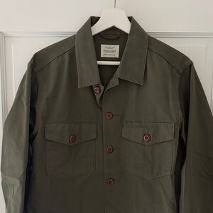 Buck Mason Olive Green Military Field Jacket